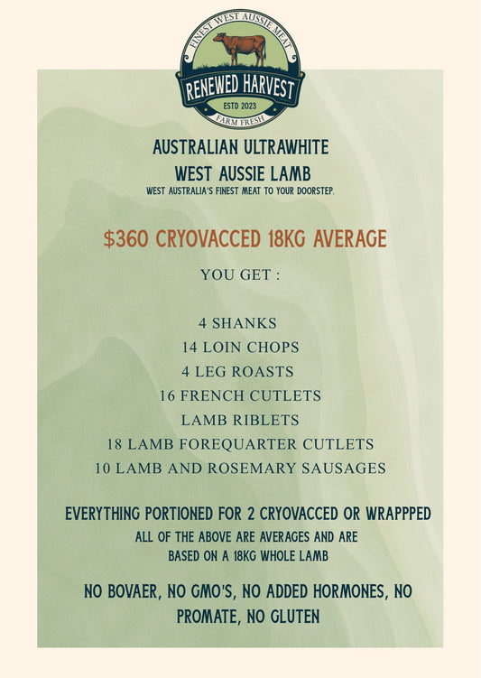 West Australian full lambs