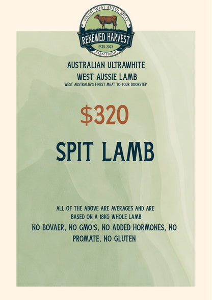 \West Aussie Spit Lamb Whole